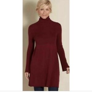 Soft Surroundings silk cashmere blend sweater dress